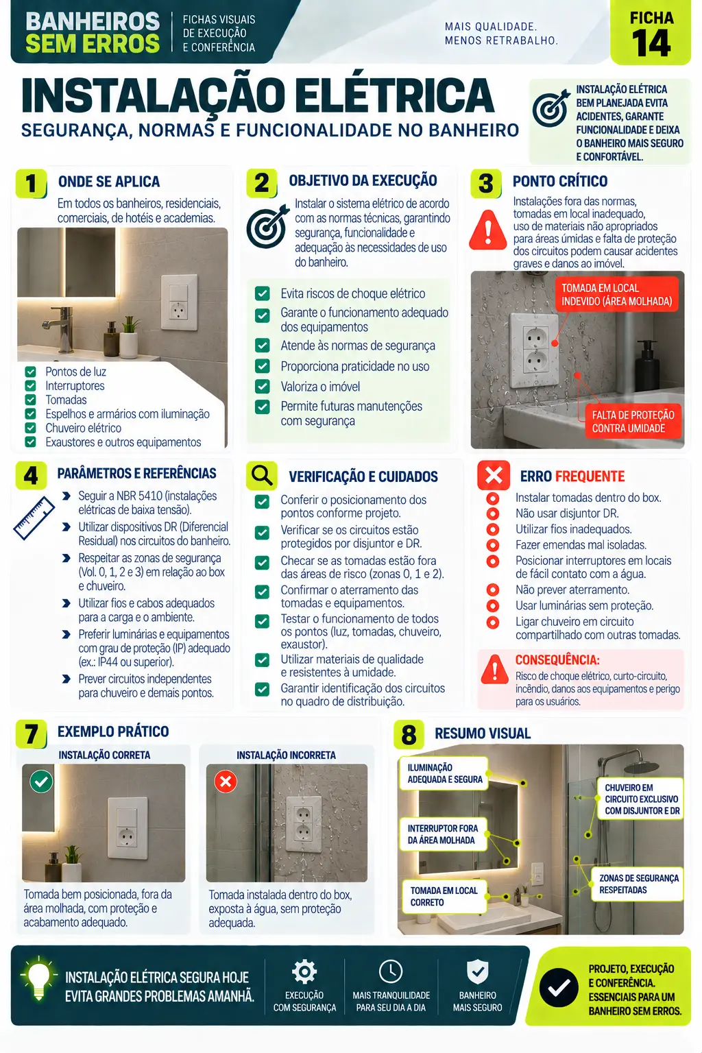 Ficha visual — Instalação elétrica