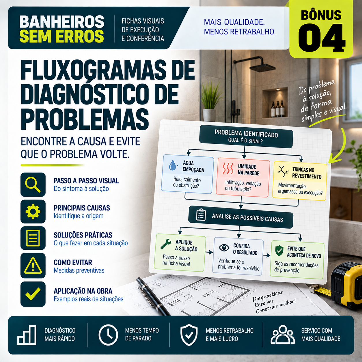 BÔNUS 04 — Fluxogramas de Diagnóstico de Problemas