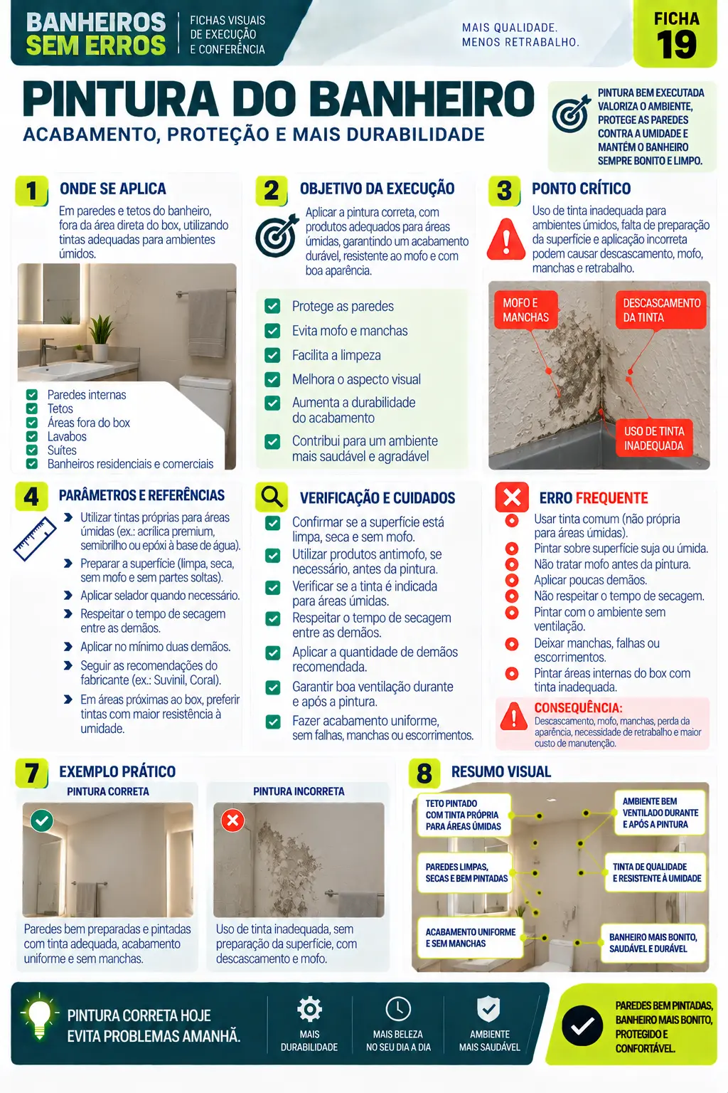 Ficha visual — Pintura do banheiro